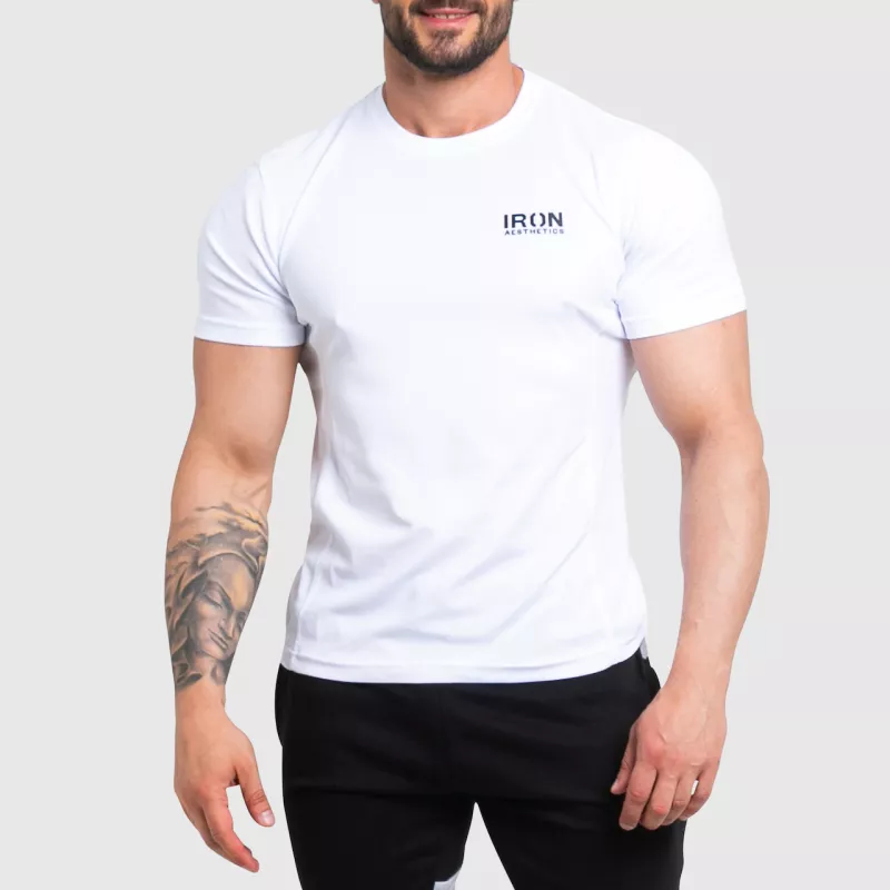 Pánské funkční tričko Iron Aesthetics Super Cool, bílé-1