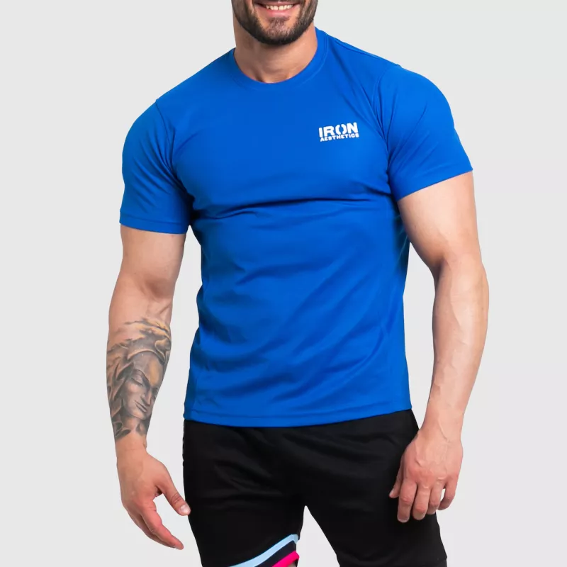 Pánské funkční tričko Iron Aesthetics Super Cool, modré-1