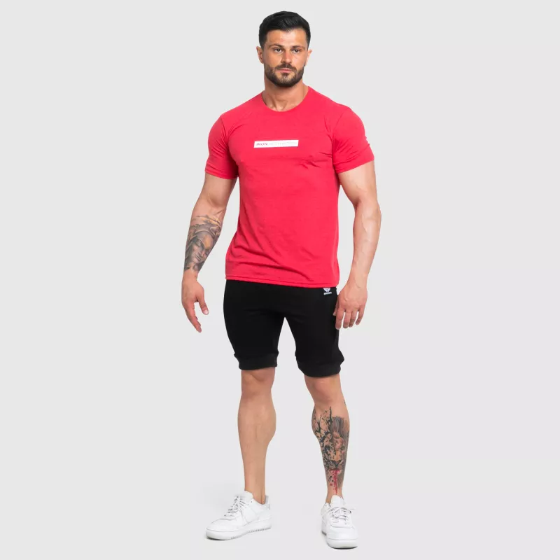 Pánské sportovní tričko Iron Aesthetics Vector, červené-5