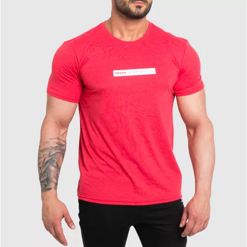 Pánské sportovní tričko Iron Aesthetics Vector, červené