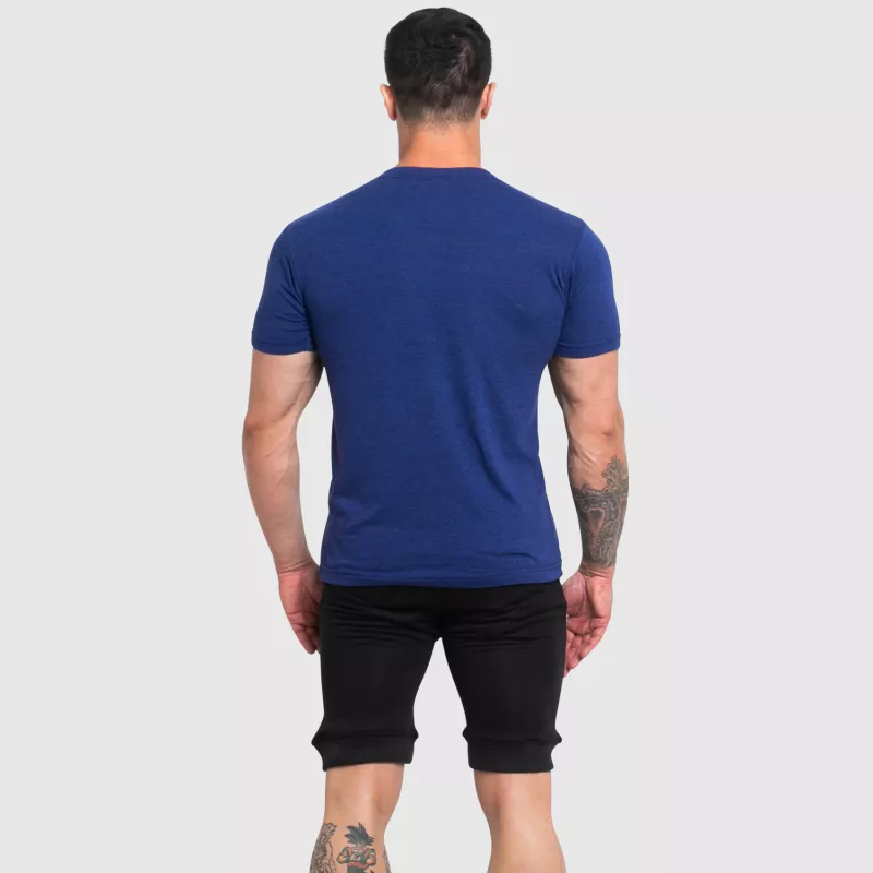 Pánské tričko Iron Aesthetics Chest, modré-6