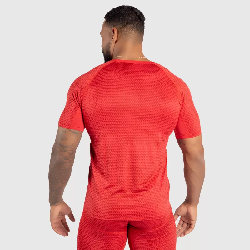 Funkční tričko Iron Aesthetics Evolution, červené-5