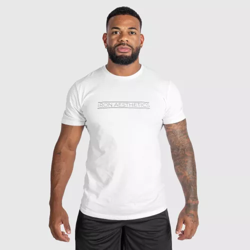 Pánské fitness tričko Glam, bílé
