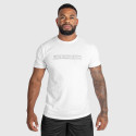 Pánske fitness tričko Iron Aesthetics Glam, biele