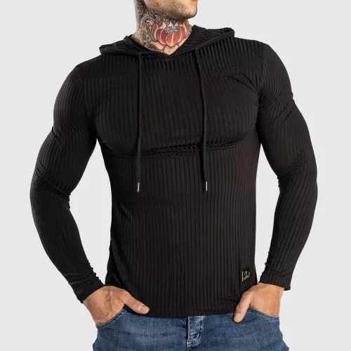 Pánské tričko s dlouhým rukávem Iron Aesthetics Stringer, černé