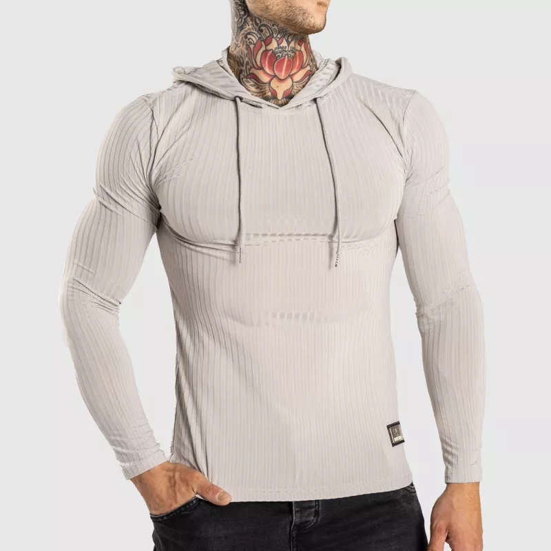 Pánské tričko s dlouhým rukávem Iron Aesthetics Stringer, šedé-5