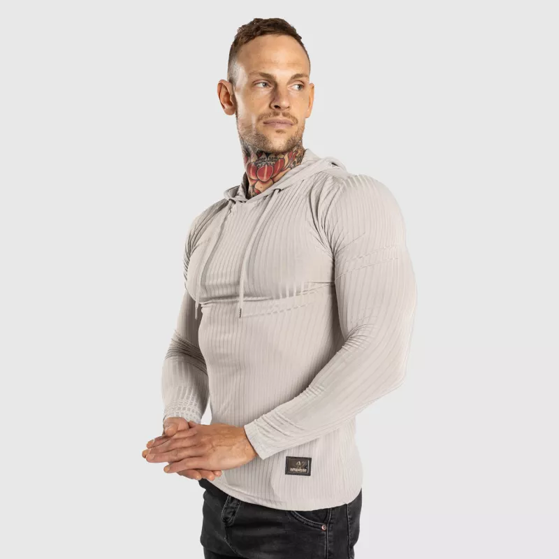 Pánské tričko s dlouhým rukávem Iron Aesthetics Stringer, šedé-3