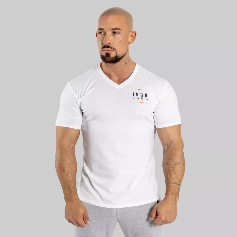 Pánské tričko Iron Aesthetics Simple, bílé-4