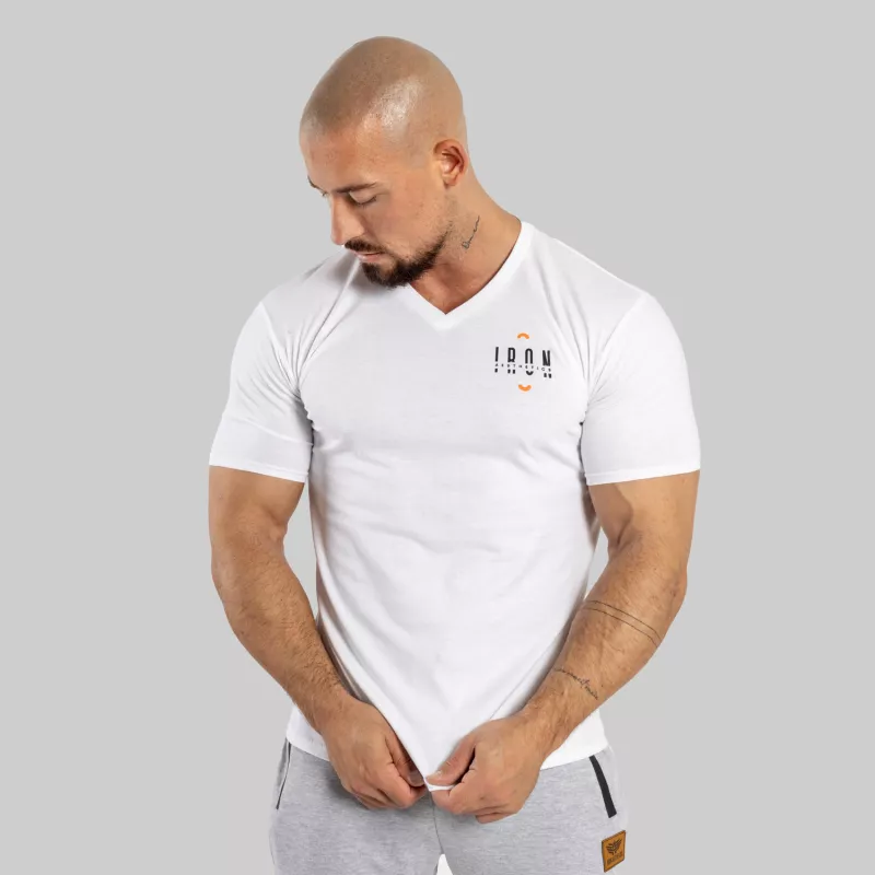 Pánské tričko Iron Aesthetics Simple, bílé-5