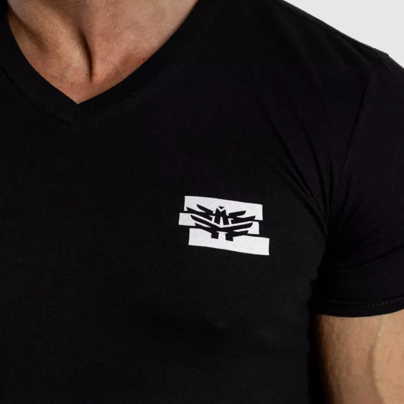 Pánské sportovní tričko Iron Aesthetics Illusion, černé-5