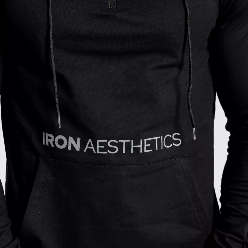 Pánská sportovní mikina Iron Aesthetics Rise, černá-5