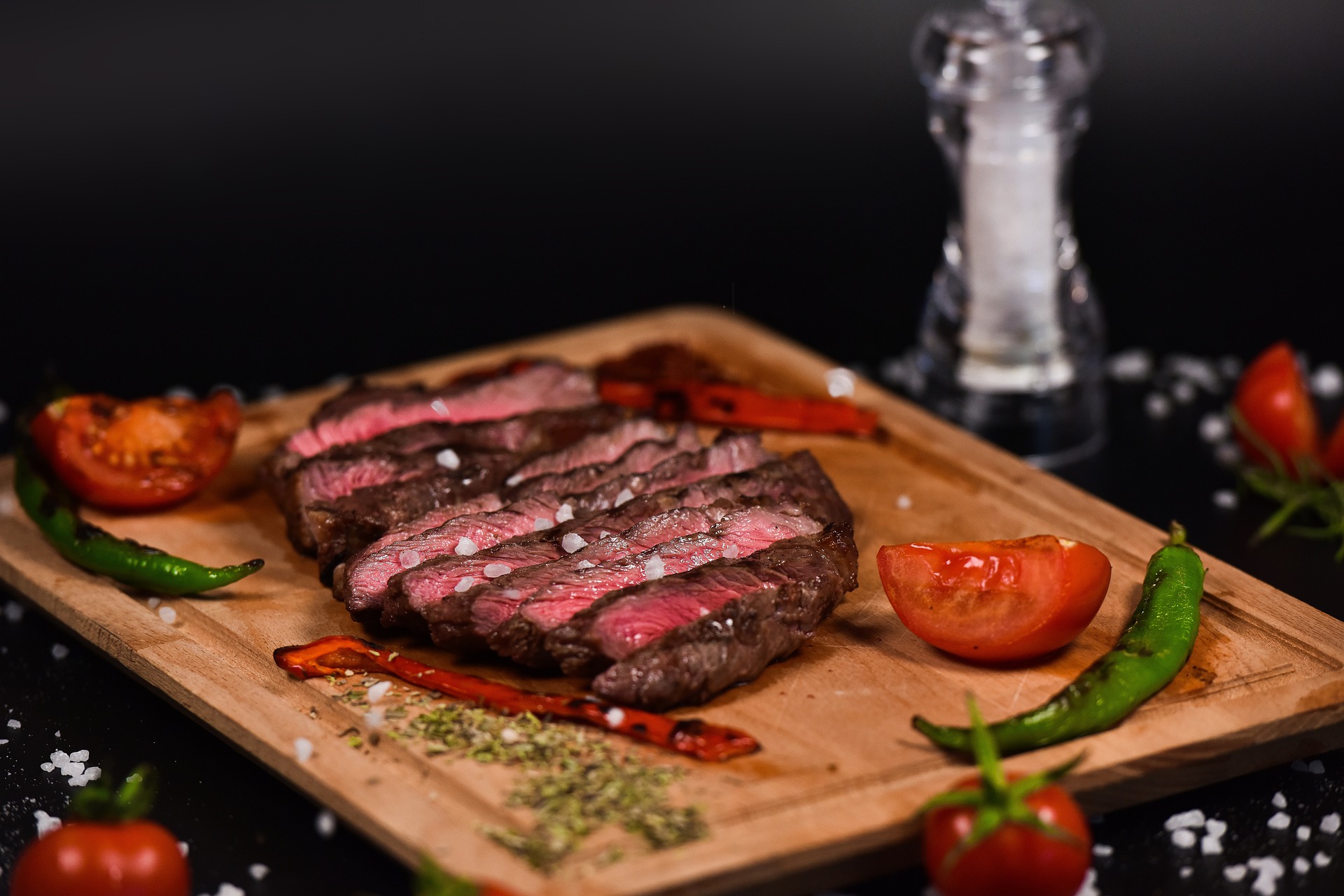 Steak - bílkoviny v mase